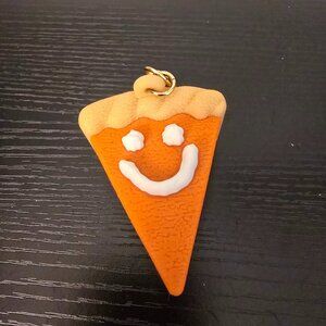 Bath & Body Works Pumpkin Pie Slide Hand Sanitizer Pocket Holder Key Chain
